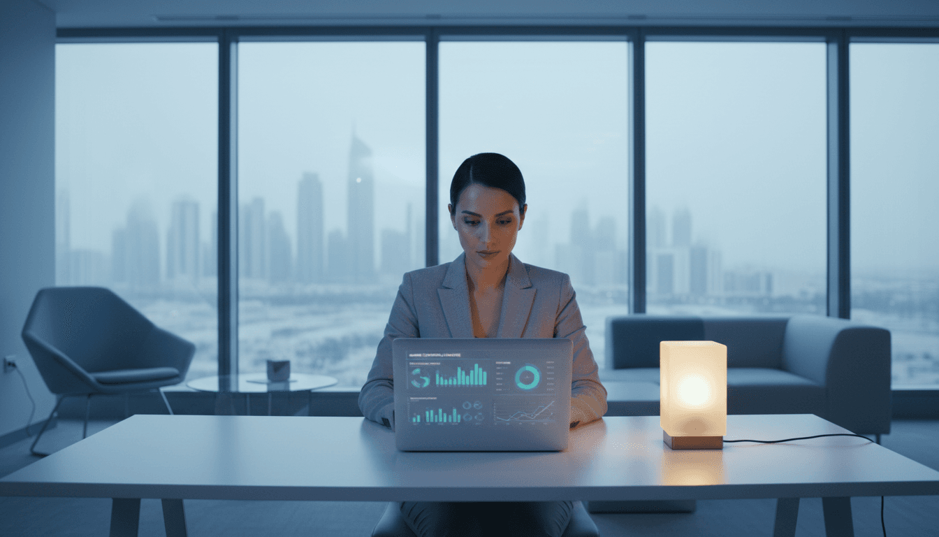 Gaming compliance professional reviewing regulatory data on dashboard